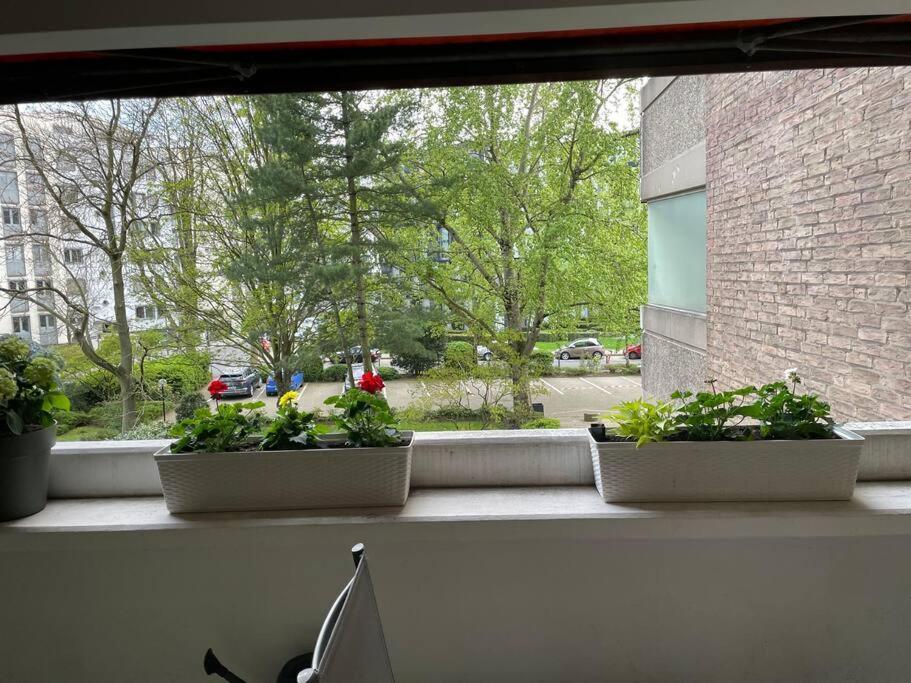 Gemutlich Und Moderne Wohnung In Dusseldorf Bagian luar foto